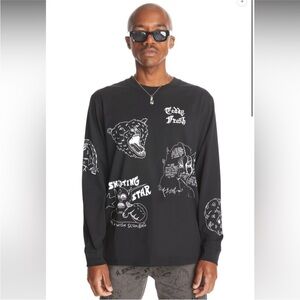 Teddy Fresh Will Laren Sketches T-shirt‎ Size Large